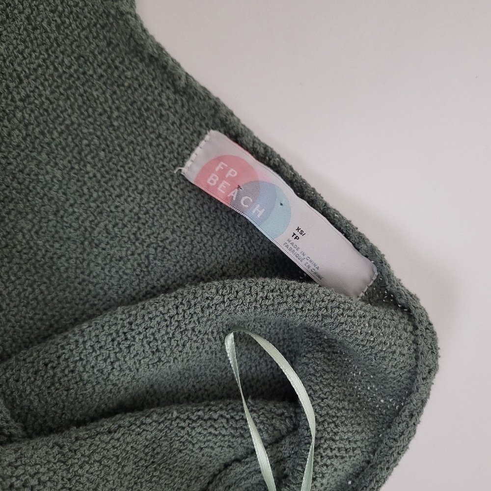 FP Beach Breaking Free Knit Jumpsuit Onepiece olive sage green - Picture 6 of 15